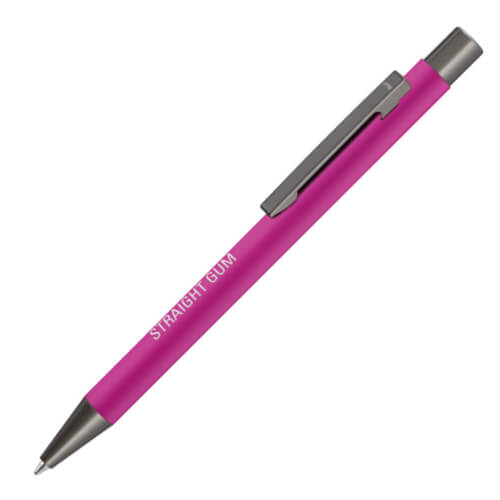 Metallpenna Straight Gum Magenta